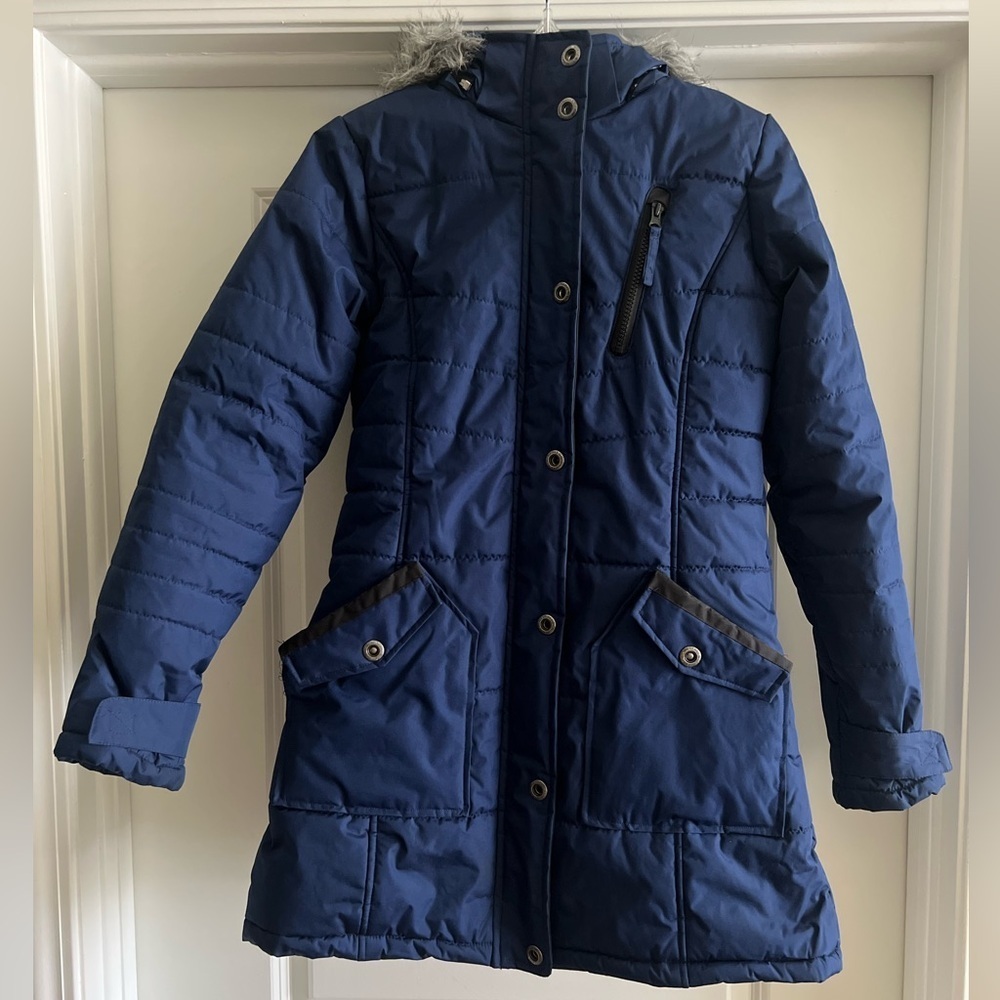 Hawk & Co Outfitters Navy Winter Coat